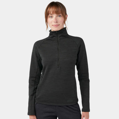 AllTrails x Stio Women's Glide Power Stretch Half Zip - Abyss Heather