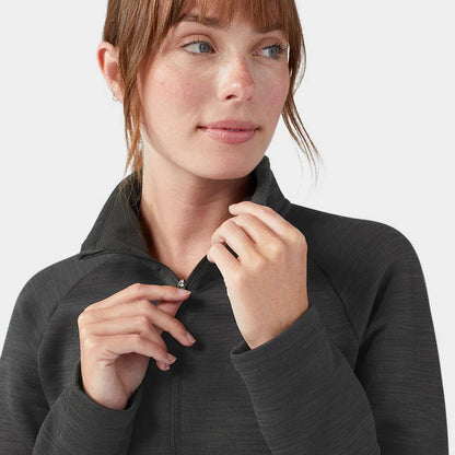 AllTrails x Stio Women's Glide Power Stretch Half Zip - Abyss Heather