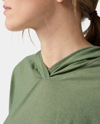 AllTrails x Stio Women's Divide Hooded Pullover - Sage Flats Heather
