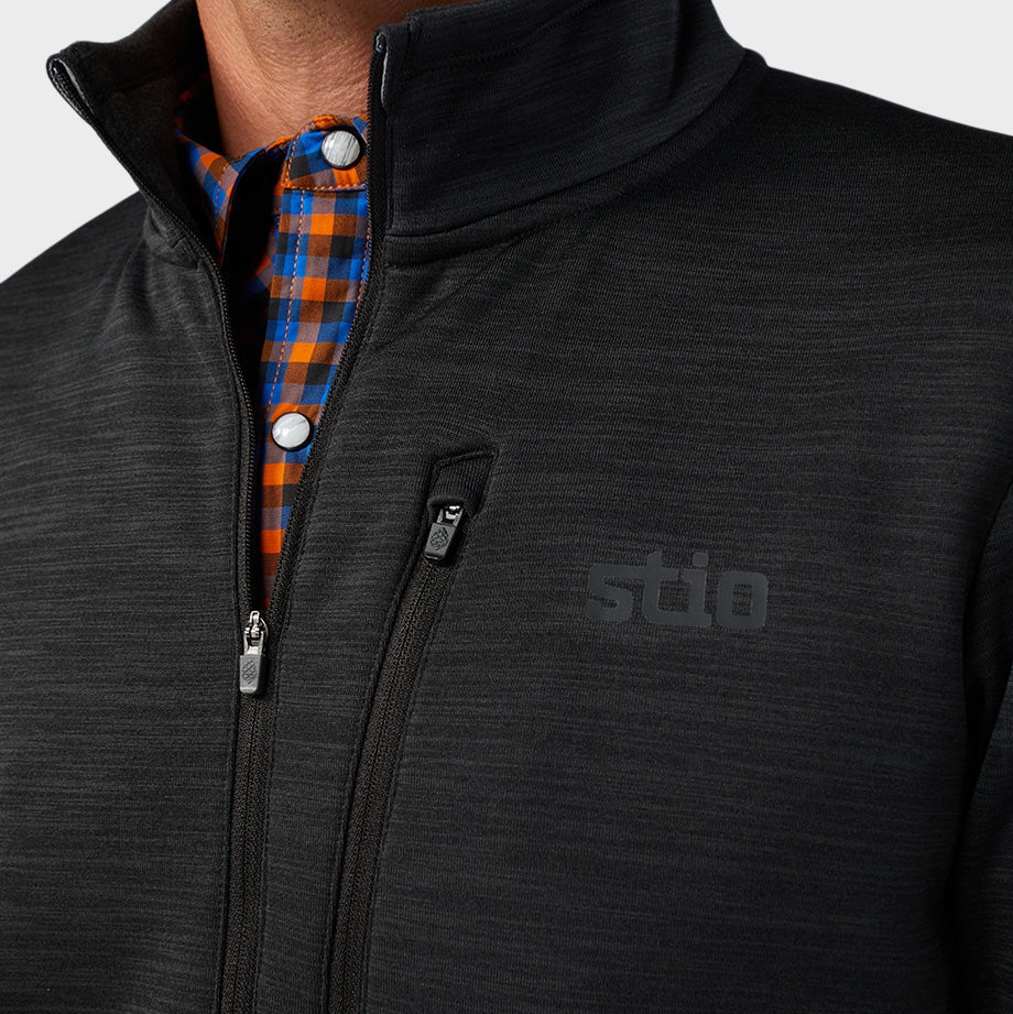 AllTrails x Stio Men's Glide Power Stretch Half Zip - Abyss Heather