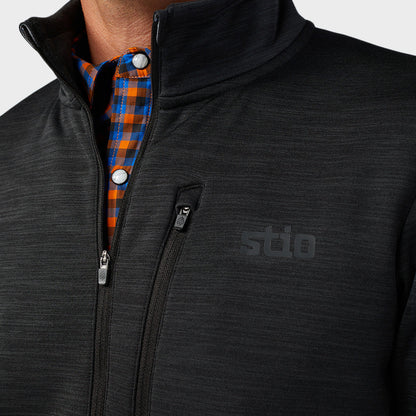 AllTrails x Stio Men's Glide Power Stretch Half Zip - Abyss Heather
