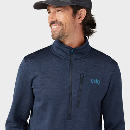 AllTrails x Stio Men's Glide Power Stretch Half Zip - Mountain Shadow