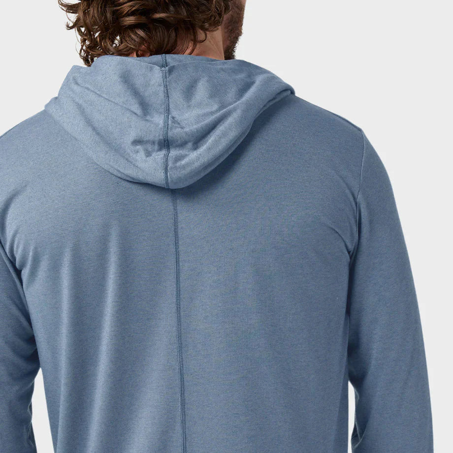 AllTrails x Stio Men's Divide Hooded Pullover - Stormy Weather Heather