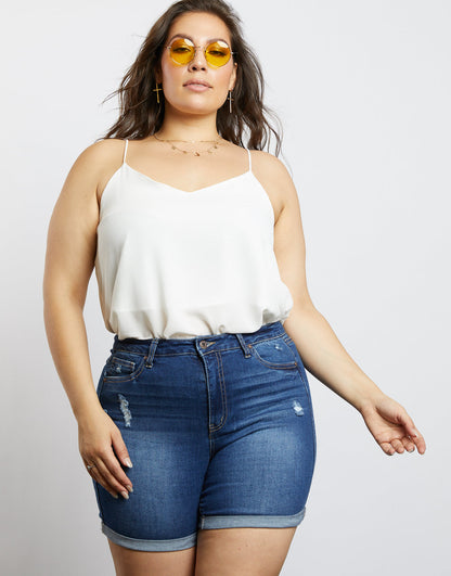 Plus Size Alex Midi Shorts