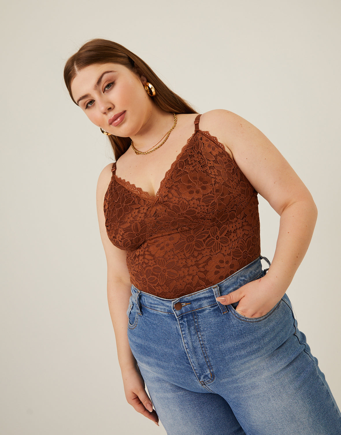 Plus Size Lacey Cami Tank