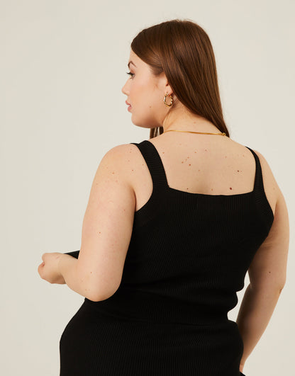 Plus Size Rib Knit Tank