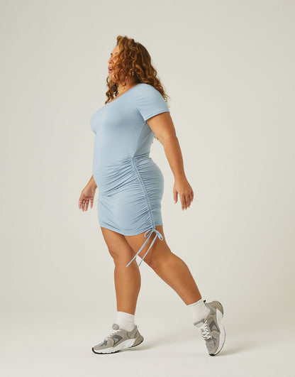 Plus Size Soft Side Ruched Dress