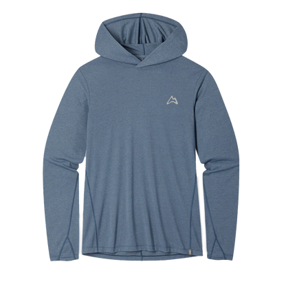 AllTrails x Stio Men's Divide Hooded Pullover - Stormy Weather Heather