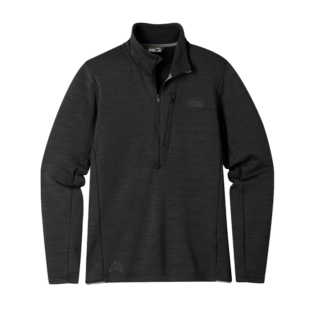 AllTrails x Stio Men's Glide Power Stretch Half Zip - Abyss Heather