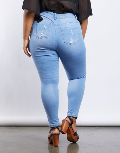 Plus Size Lilia Ripped Jeans