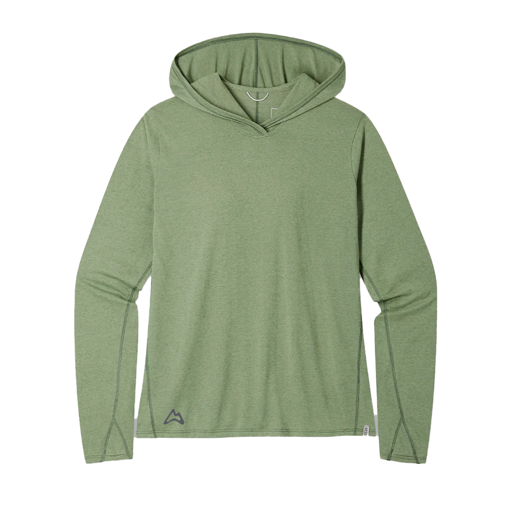 AllTrails x Stio Women's Divide Hooded Pullover - Sage Flats Heather